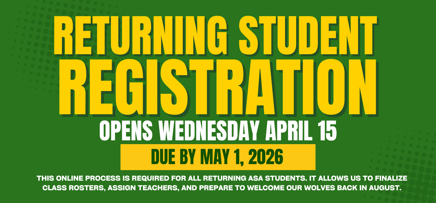 Returning student registration page banner